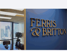 Tablet Screenshot of ferrisbritton.com